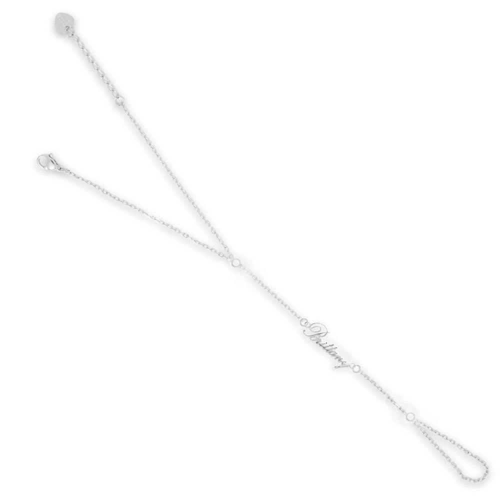 Custom/Personalized Name Plate Hand Chain - Image 5