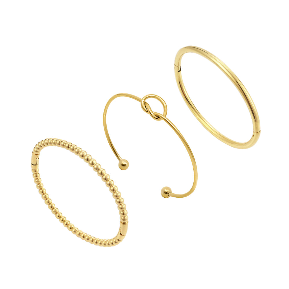 Charmed Bangle Bundle: 3 Piece Bangle