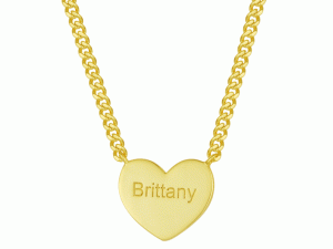 Custom/Personalized Heart Necklace