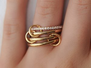 Linked Together Ring