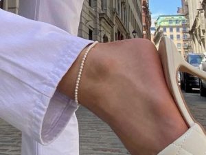 Girly Pearly Anklet