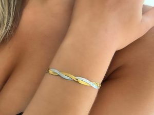 Two-Tone Medusa Bracelet