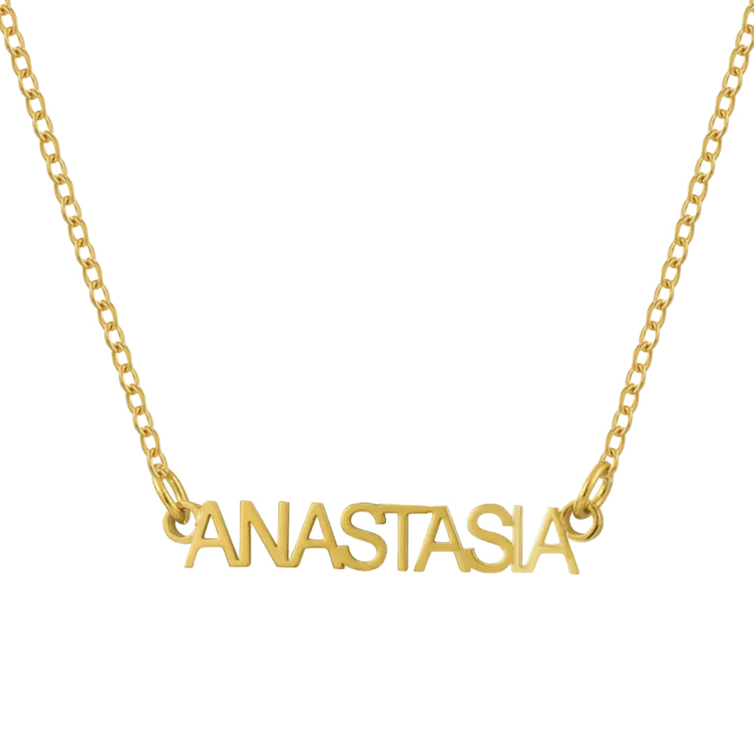 Custom/Personalized Nameplate Cable Necklace - Image 4