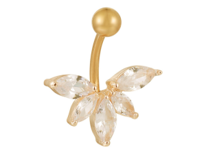 Lotus Belly Ring